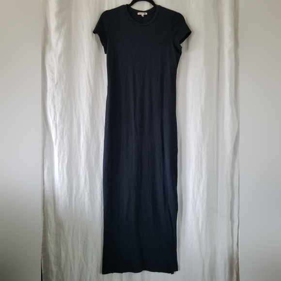 Sundry | Short Sleeve Maxi w/ Slits - Picture 1 of 8